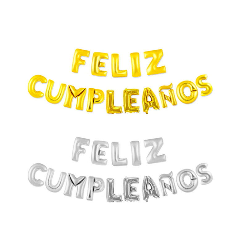 Letras de Feliz cumpleaños – Distribuidora Ixcoyax